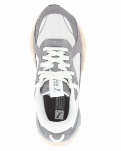 PUMA - SNEAKERS RS-X HERITAGE  GRIGIA E BIANCA DA UOMO, 398210-18