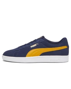 PUMA - SNEAKERS SMASH 3.0 BLU E GIALLE DA UOMO, 390984-11