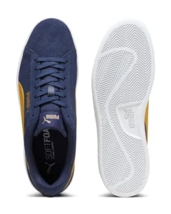 PUMA - SNEAKERS SMASH 3.0 BLU E GIALLE DA UOMO, 390984-11