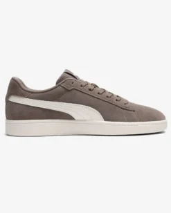 PUMA - SNEAKERS SMASH 3.0 MARRONI E BIANCHE  DA UOMO , 390984-32