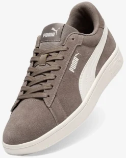PUMA - SNEAKERS SMASH 3.0 MARRONI E BIANCHE  DA UOMO , 390984-32