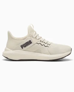 PUMA - SNEAKERS SOFTRIDE ENZO 5 SLIP TECH BEIGE E DETTAGLI MARRONI DA UOMO, 312581-04