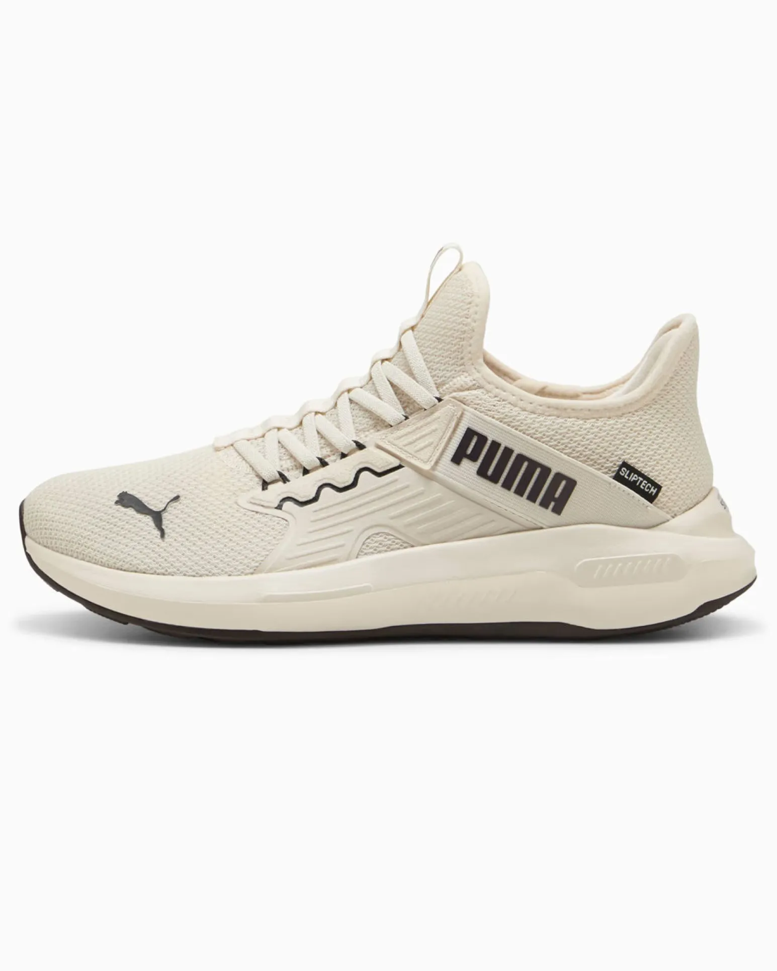 PUMA - SNEAKERS SOFTRIDE ENZO 5 SLIP TECH BEIGE E DETTAGLI MARRONI DA UOMO, 312581-04
