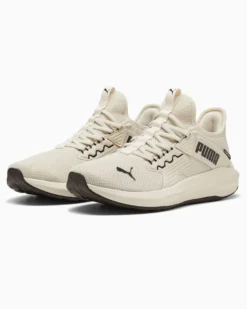 PUMA - SNEAKERS SOFTRIDE ENZO 5 SLIP TECH BEIGE E DETTAGLI MARRONI DA UOMO, 312581-04
