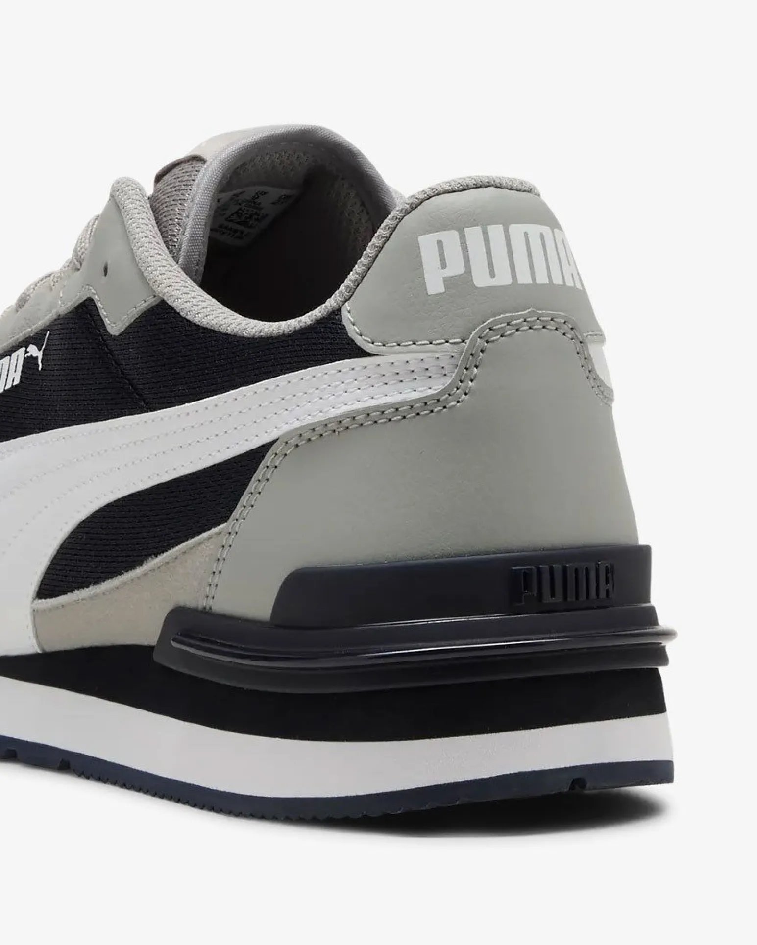 PUMA - SNEAKERS ST ST RUNNER V4 MESH -GRIGIA CON DETTAGLI BIANCHI E NERI DA UOMO, 399666-16