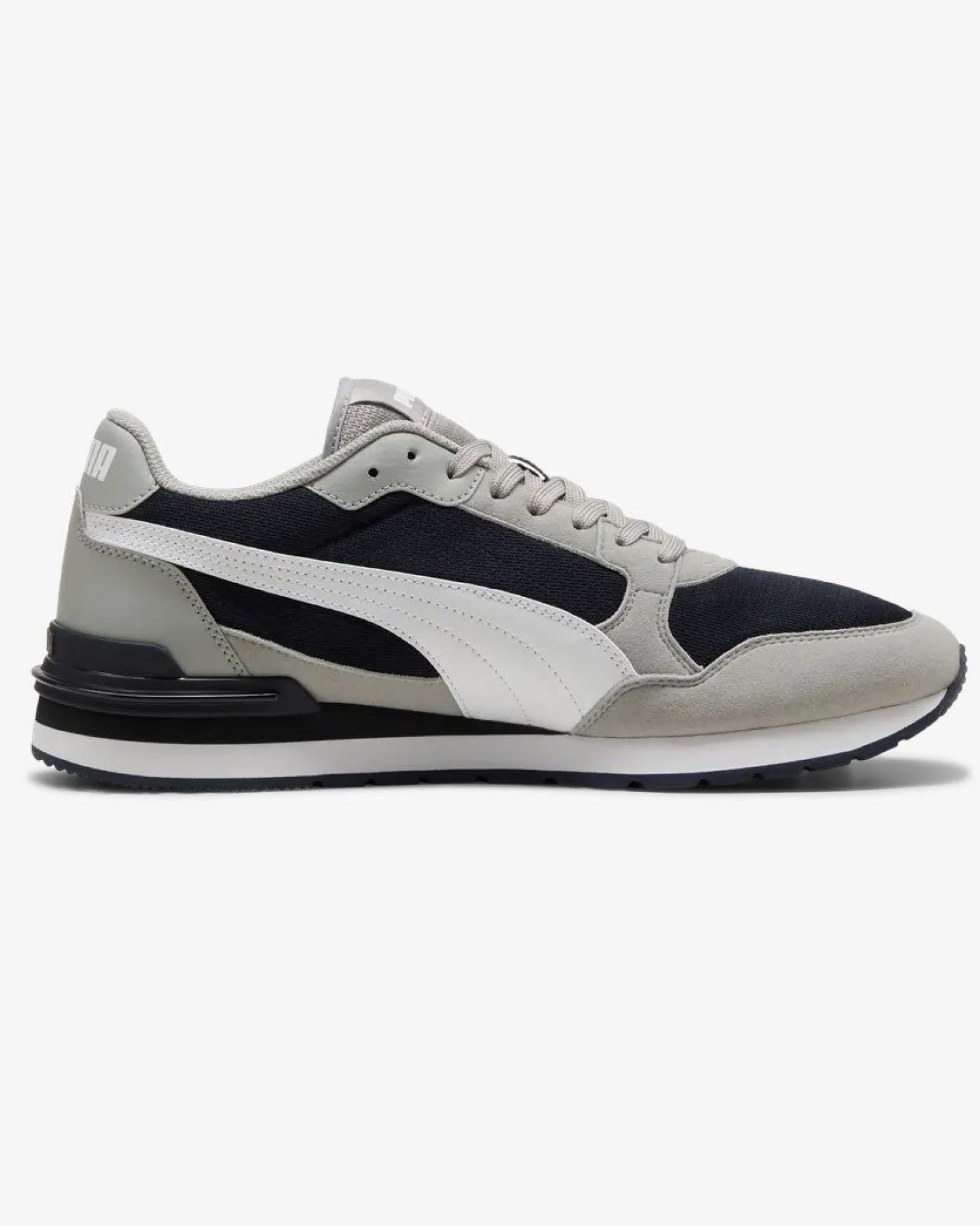 PUMA - SNEAKERS ST ST RUNNER V4 MESH -GRIGIA CON DETTAGLI BIANCHI E NERI DA UOMO, 399666-16
