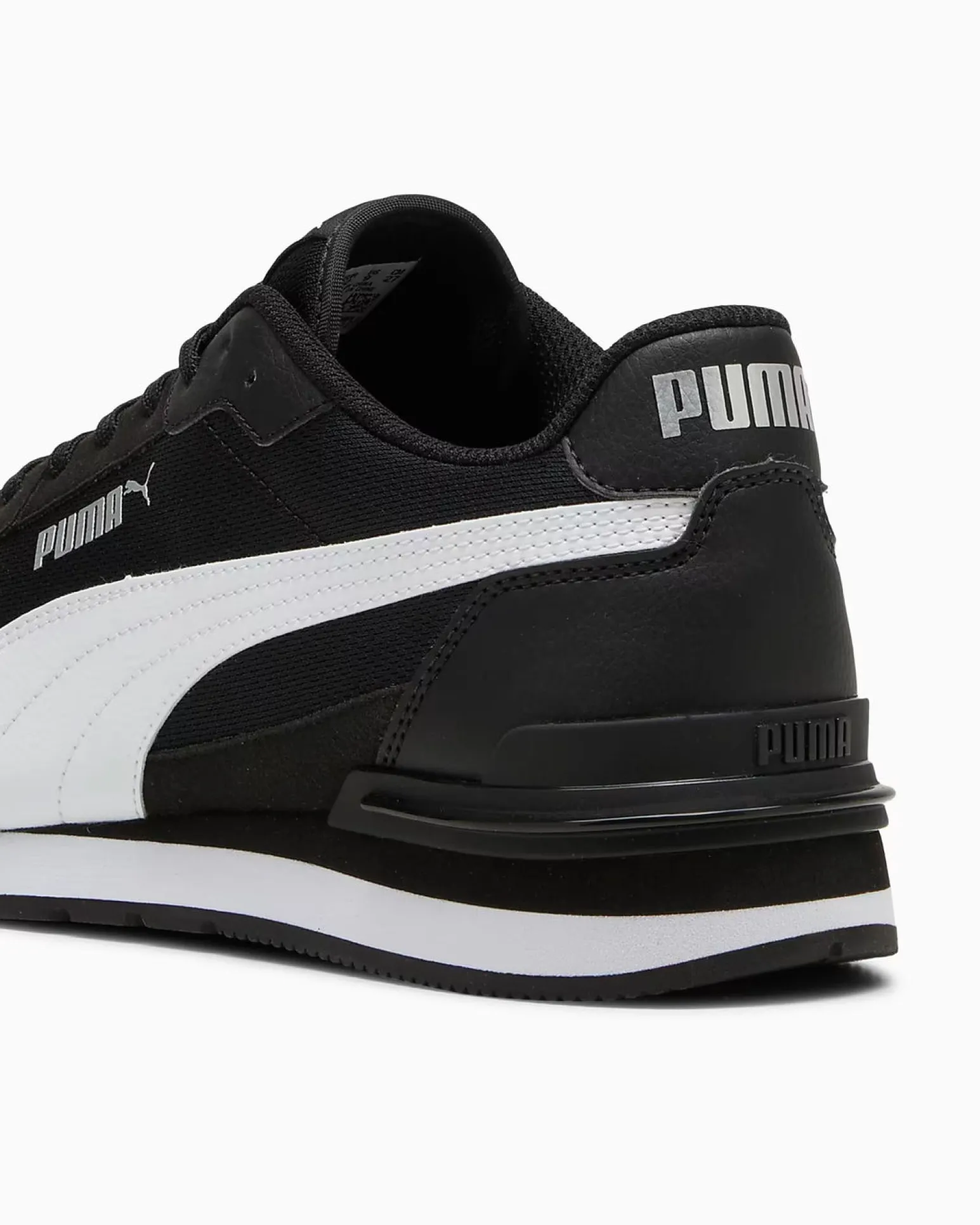 PUMA - SNEAKERS ST ST RUNNER V4 MESH -NERA CON DETTAGLI BIANCHI DA UOMO, 399666-01