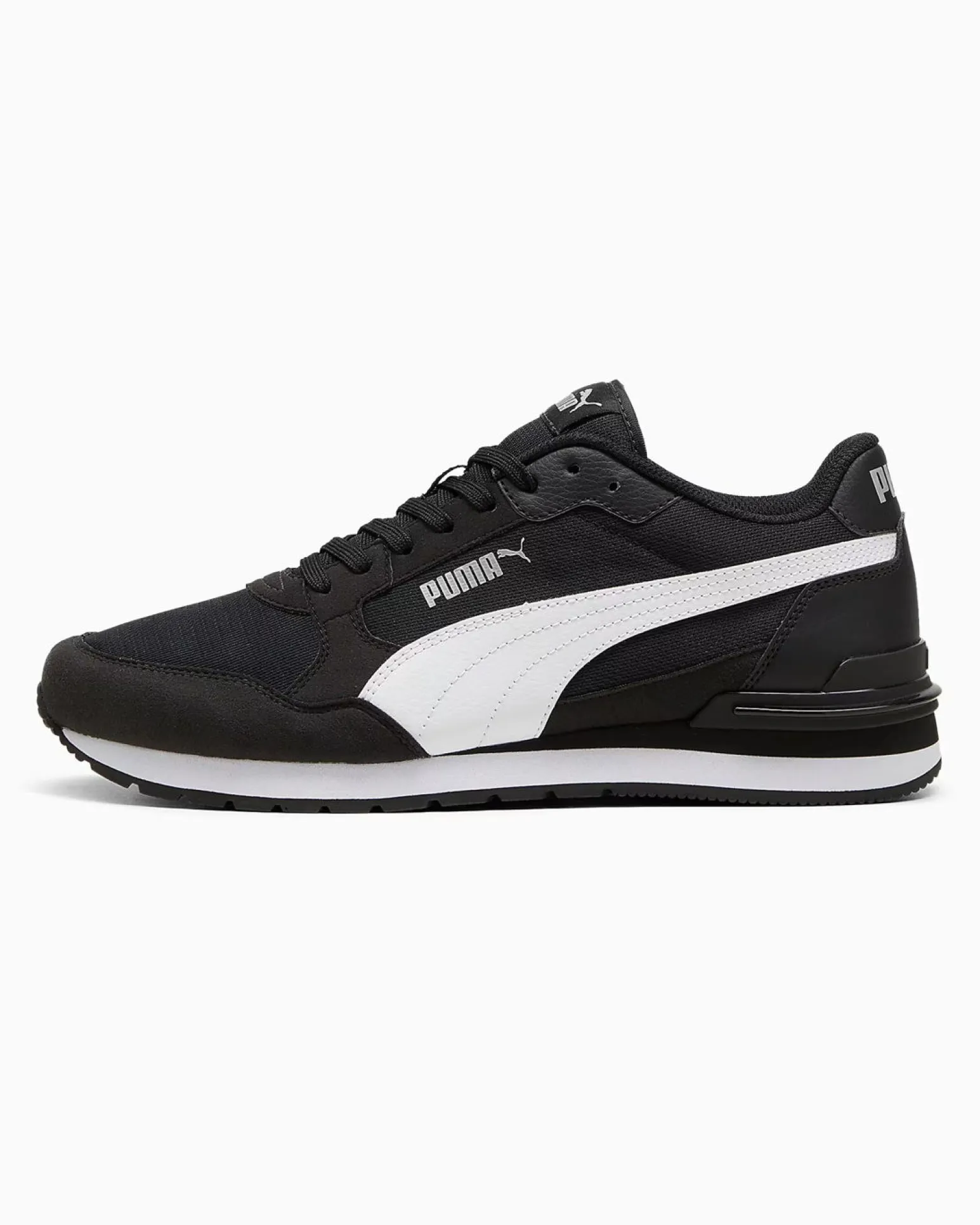 PUMA - SNEAKERS ST ST RUNNER V4 MESH -NERA CON DETTAGLI BIANCHI DA UOMO, 399666-01