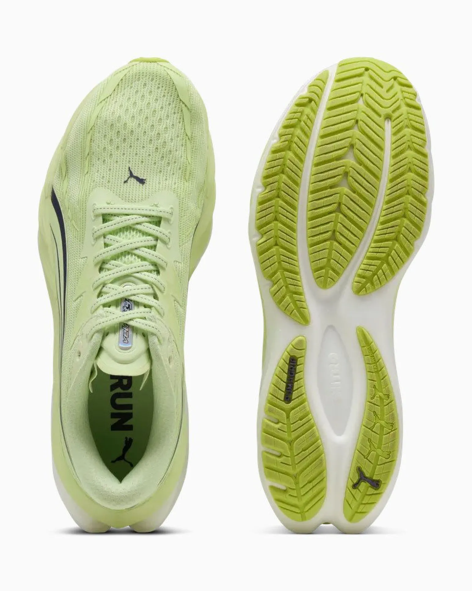PUMA - SNEAKERS VELOCITY NITRO 4 LIME E NERA DA UOMO, 311140-16