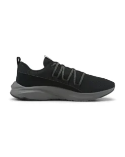 PUMA SOFTRIDE ONE4ALL - Scarpa da running nera e verde lime da uomo in mesh traspirante