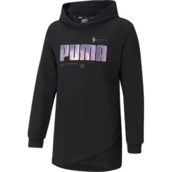 PUMA - SWEAT C/CAPP.ALPHA ELONGATED HD BLACK