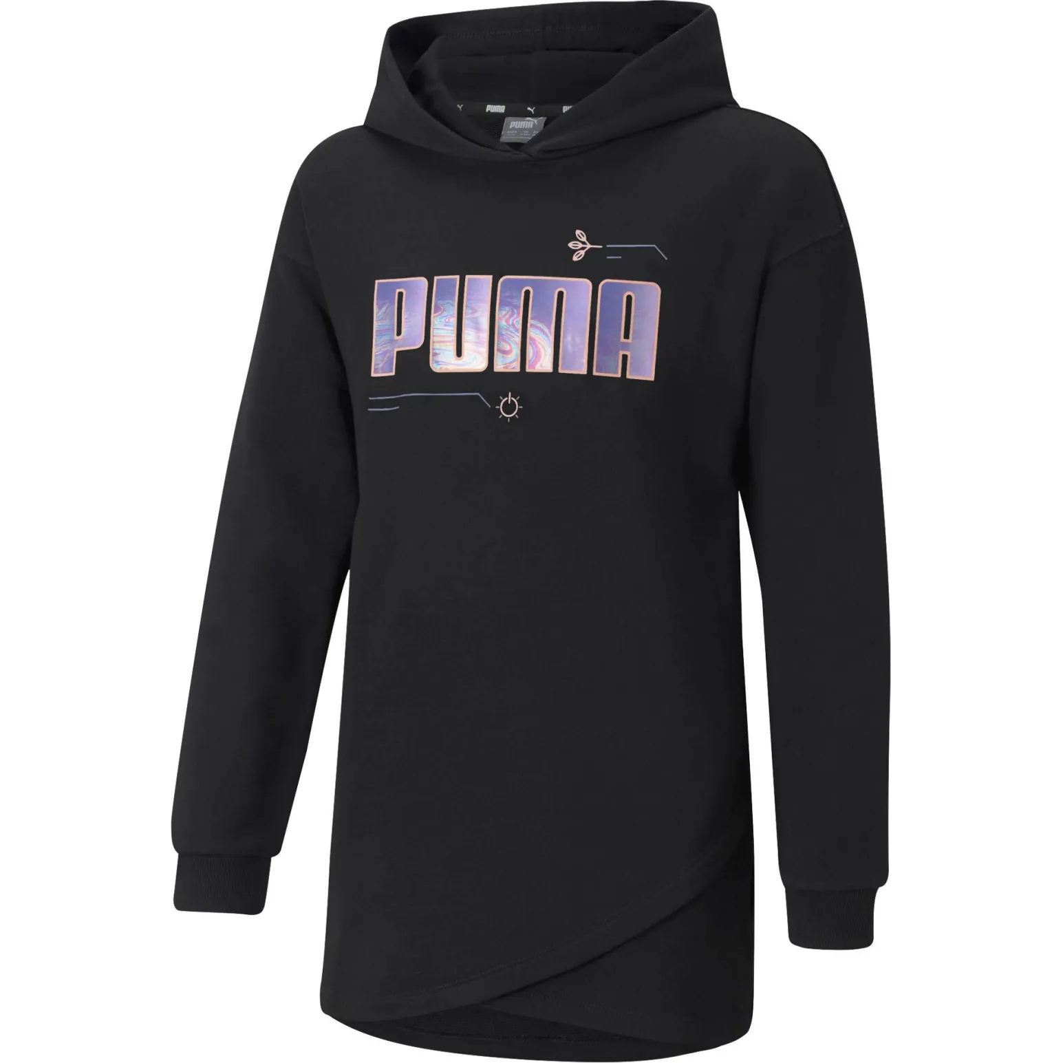 PUMA - SWEAT C/CAPP.ALPHA ELONGATED HD BLACK