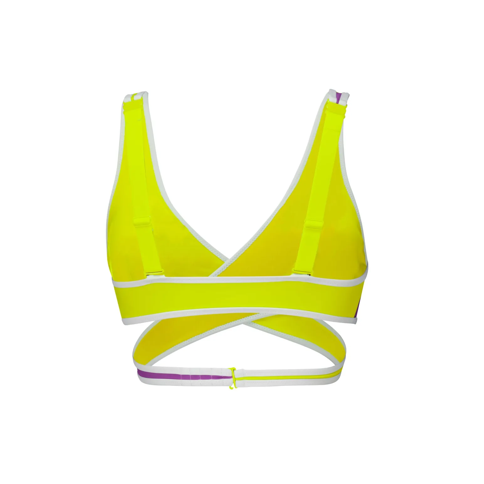 PUMA - TOP CONTOUR PLUNGE PURPLE/FLUO YELLOW DA DONNA - 701226201_001
