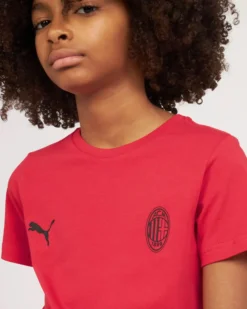 PUMA - T-SHIRT AC MILAN ROSSA DA RAGAZZO