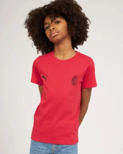 PUMA - T-SHIRT AC MILAN ROSSA DA RAGAZZO