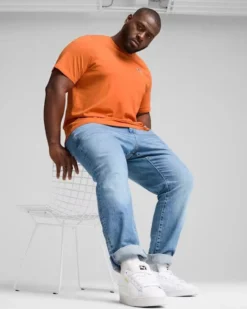 PUMA - T-SHIRT ARANCIONE BETTER ESSENTIALS TEE DA UOMO - 675977-20
