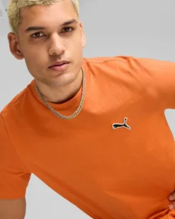 PUMA - T-SHIRT ARANCIONE BETTER ESSENTIALS TEE DA UOMO - 675977-20
