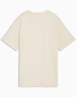 PUMA - T-SHIRT BEIGE DA DONNA ESSENTIAL ANIMAL TAGLIO MORBIDO 691821-87