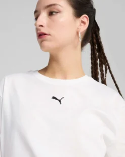 PUMA - T-SHIRT  BIANCA  ESSENTIALS RELAXED TEE DA DONNA, 684971-02