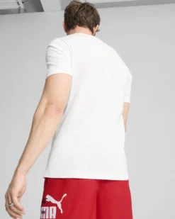 PUMA - T-SHIRT BIANCA ESS LOGO LAB SUMMER TEE DA UOMO - 684671-02