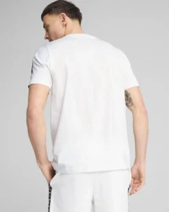 PUMA - T-SHIRT BIANCA ESS TAPE TEE DA UOMO - 684674-02