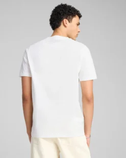 PUMA - T-SHIRT BIANCA GRAPHICS SNEAKER TEE DA UOMO - 684830-02