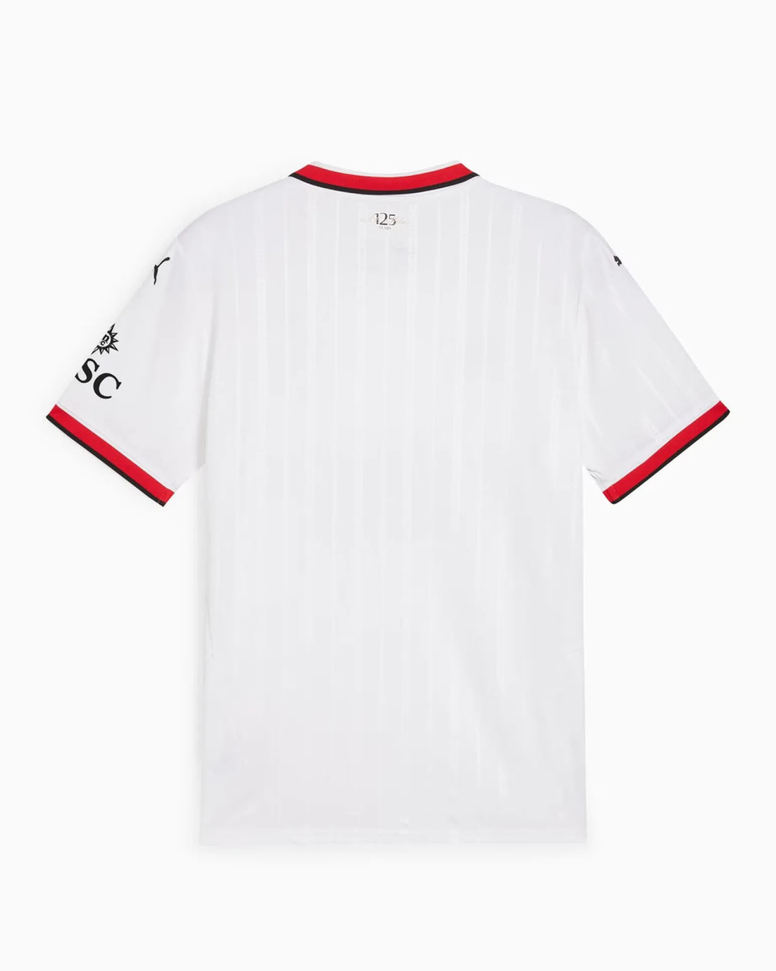 PUMA - T-SHIRT BIANCA/ROSSA E NERA AC MILAN AWAY REPLICA DA UOMO - 775015-02