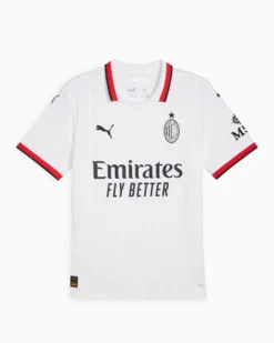 PUMA - T-SHIRT BIANCA/ROSSA E NERA AC MILAN AWAY REPLICA DA UOMO - 775015-02