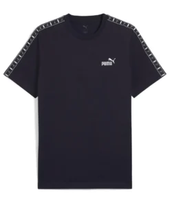 PUMA - T-SHIRT BLU ESS TAPE TEE DA UOMO - 684674-16