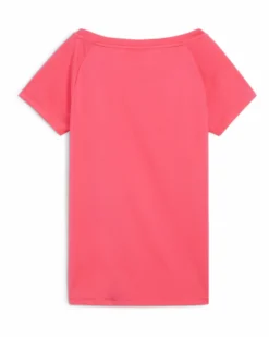 PUMA - T-SHIRT DA DONNA ROSA FLUO TRAIN FAVORITE JSY CAT - 522420-96