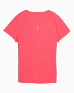 PUMA - T-SHIRT DA DONNA RUN FAVORITES VELOCITY ROSA FLUO - 525061-16