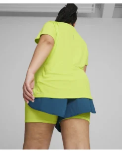 PUMA - T-SHIRT DA DONNA RUN FAVORITES VELOCITY LIME - 525061-39