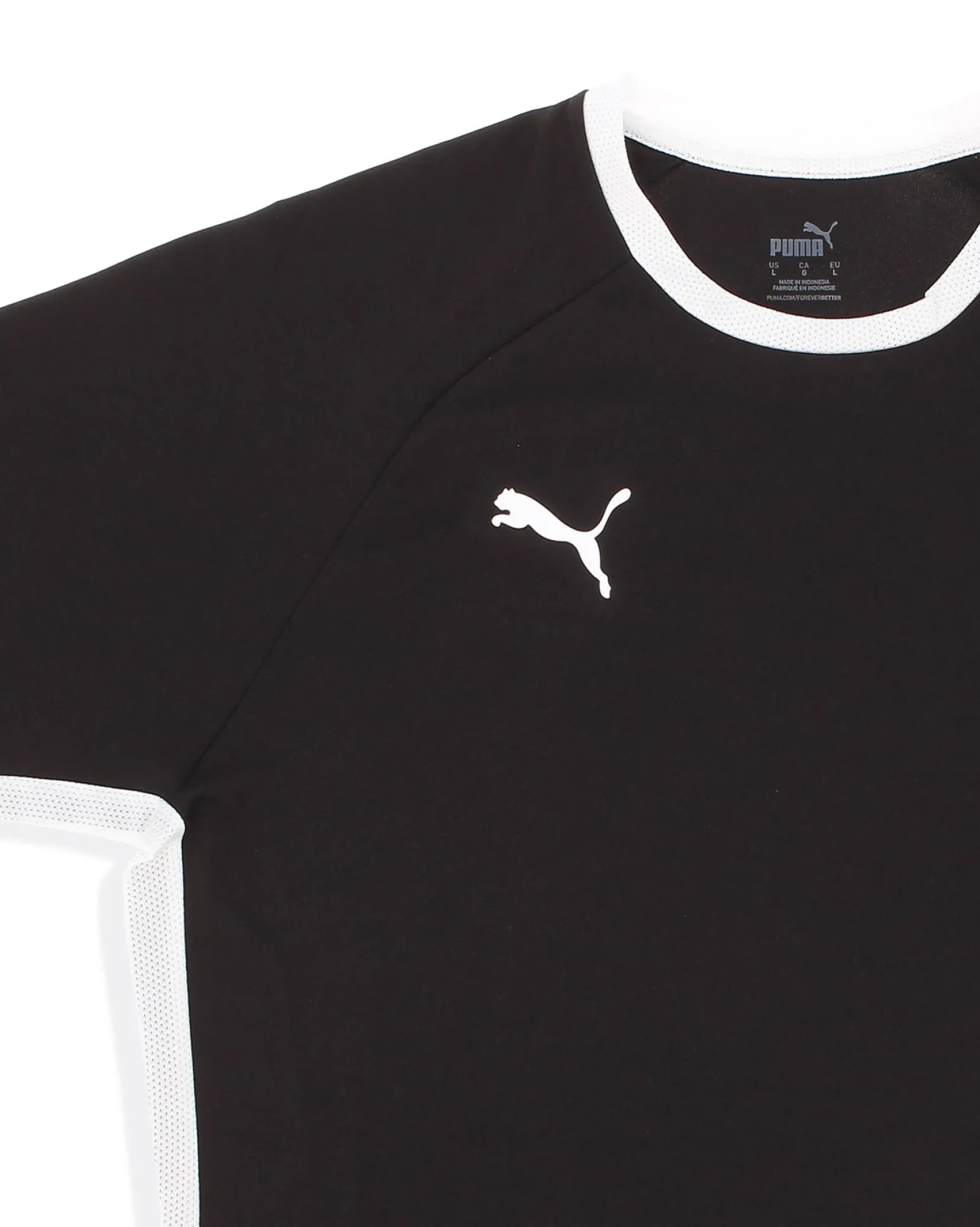 PUMA - T shirt da padel uomo nera in tessuto traspirante
