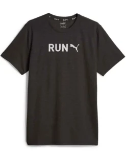 PUMA - T-SHIRT DA UOMO GRAPHIC TEE RUN NERA - 524202-56