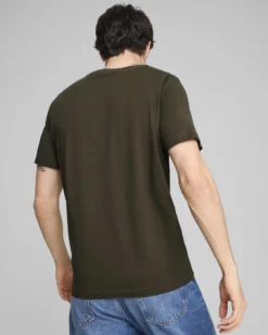 PUMA - T-SHIRT ESS TEE VERDE DA UOMO - 586759-76