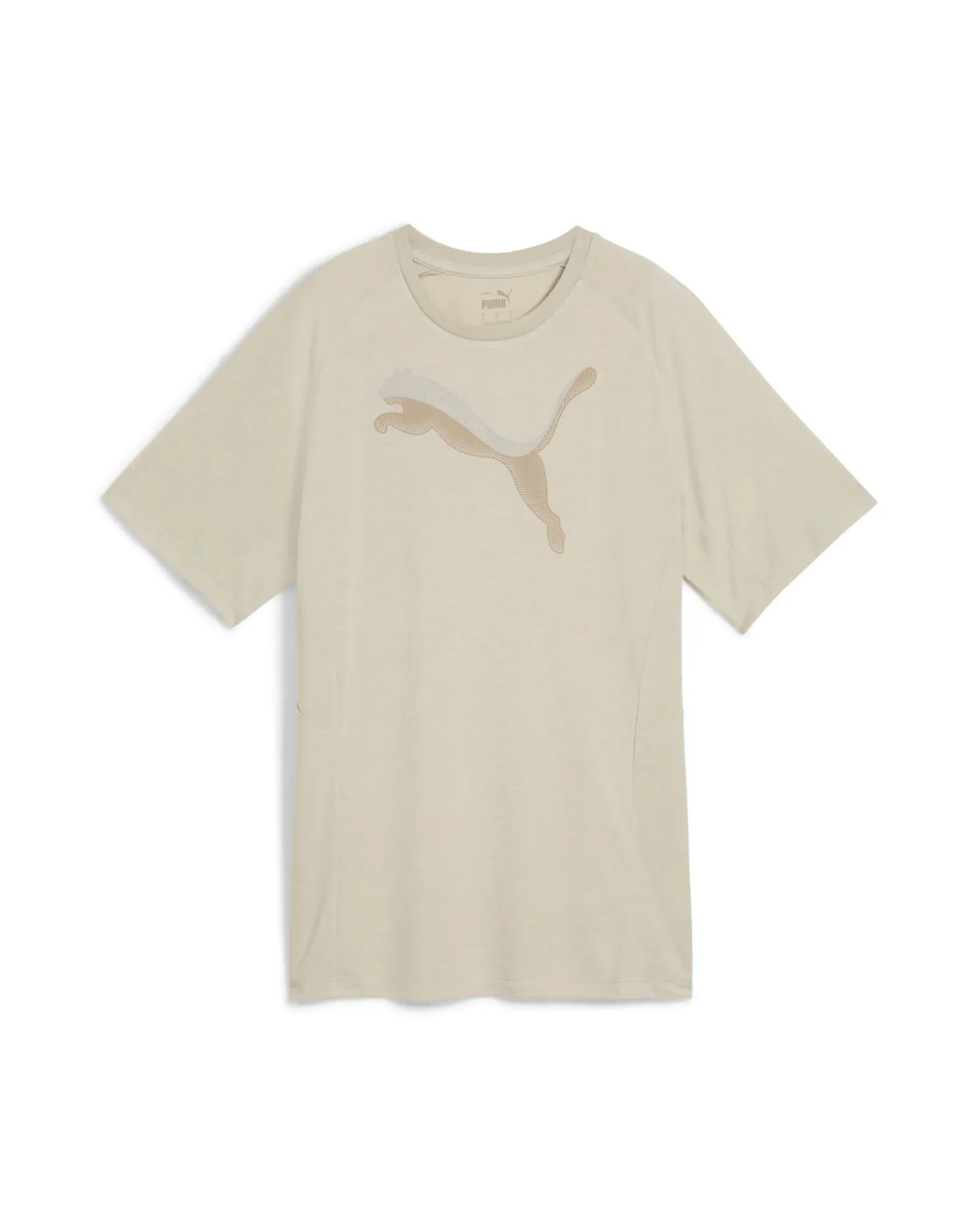 PUMA - T-SHIRT EVOSTRIPE TEE BEIGE DA DONNA, 681668-68