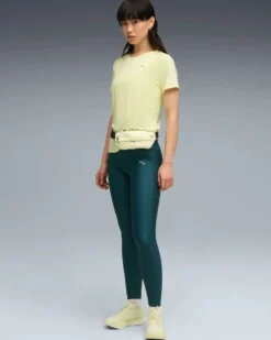 PUMA - T-SHIRT GIALLA   RUN VELOCITY TEE (POLY) DA DONNA, 526578-35