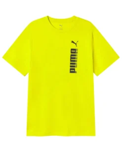 PUMA - T-SHIRT JUNIOR (7 - 16 ANNI) ESSENTIAL GRAPHIC TEE , GIALLA FLUO,  694948-37