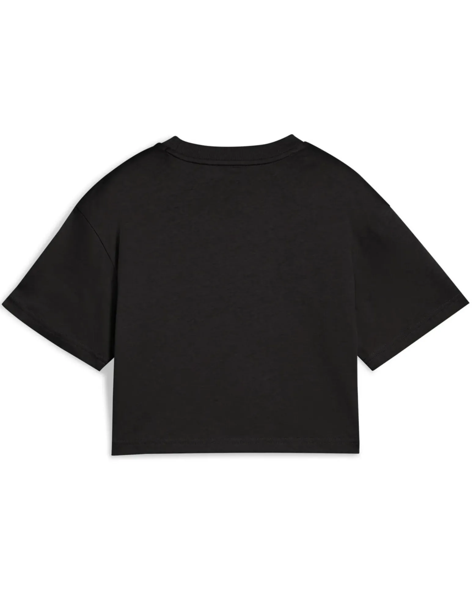 PUMA -T- SHIRT JUNIOR ( 7-16 ANNI) MEZZA MANICA NERA ESSENTIAL 2 COLOR N. 1 LOGO, 686071-51