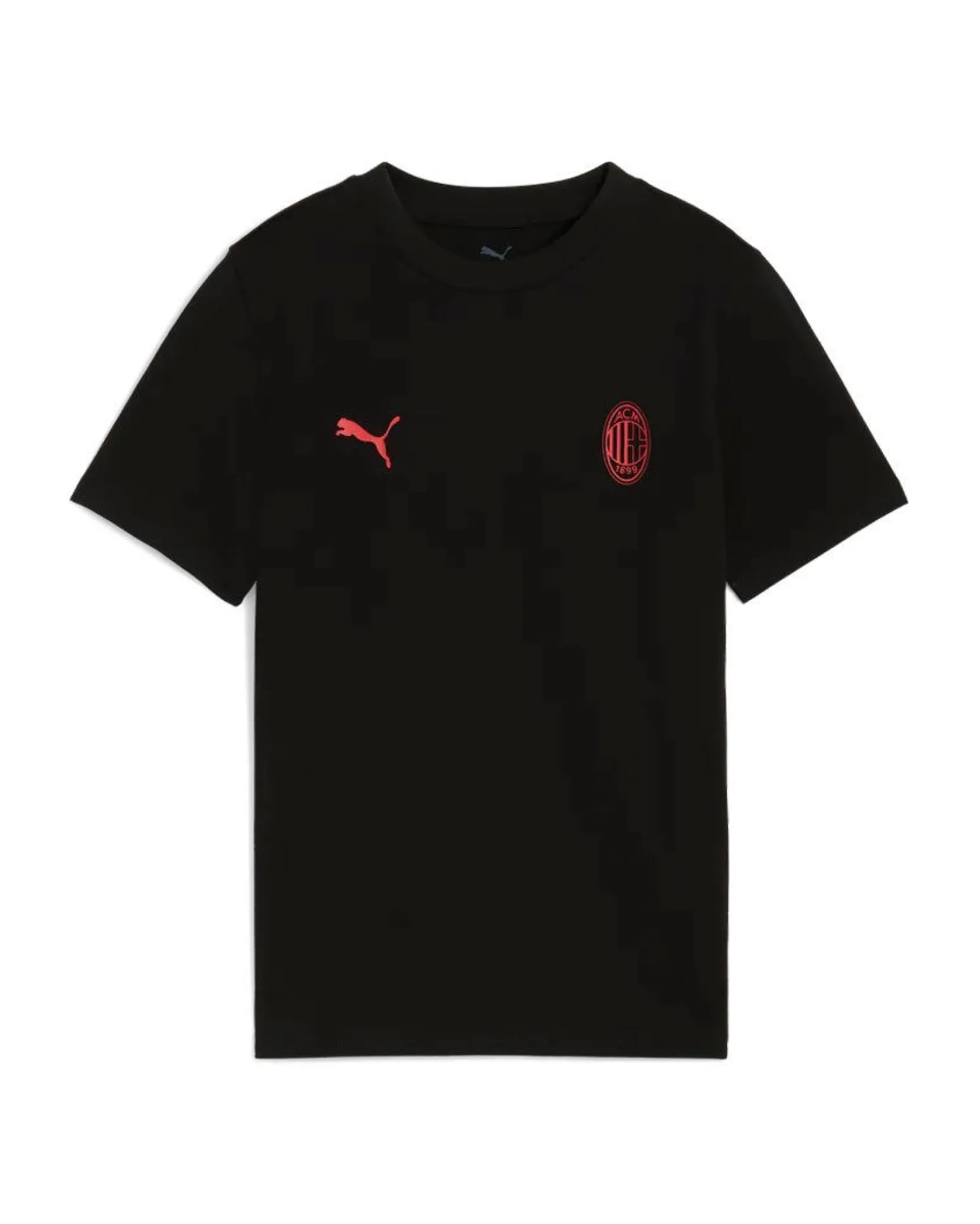 PUMA - T-SHIRT JUNIOR ( 7-16 ANNI) MEZZA MANICA NERA ACM MILAN FTBL CULTURE, 782590-04