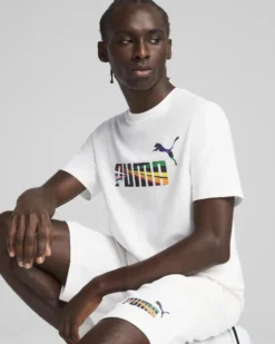 PUMA  - Tshirt LOVE UNITED TEE mezza manica bianca - 684699-02