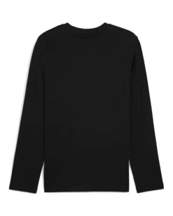 PUMA - T-SHIRT MANICA LUNGA ESSENTIAL N.1 LOGO LS NERA DA UOMO, 682546-01