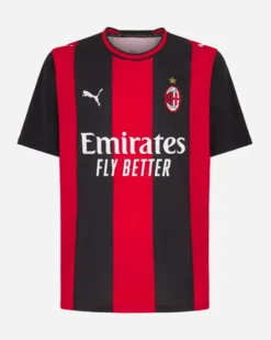 PUMA - T- SHIRT MEZZA MANICA ACM MILAN ROSSA E NERA DA UOMO, 784121-01