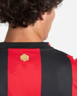 PUMA - T- SHIRT MEZZA MANICA ACM MILAN ROSSA E NERA DA UOMO, 784121-01