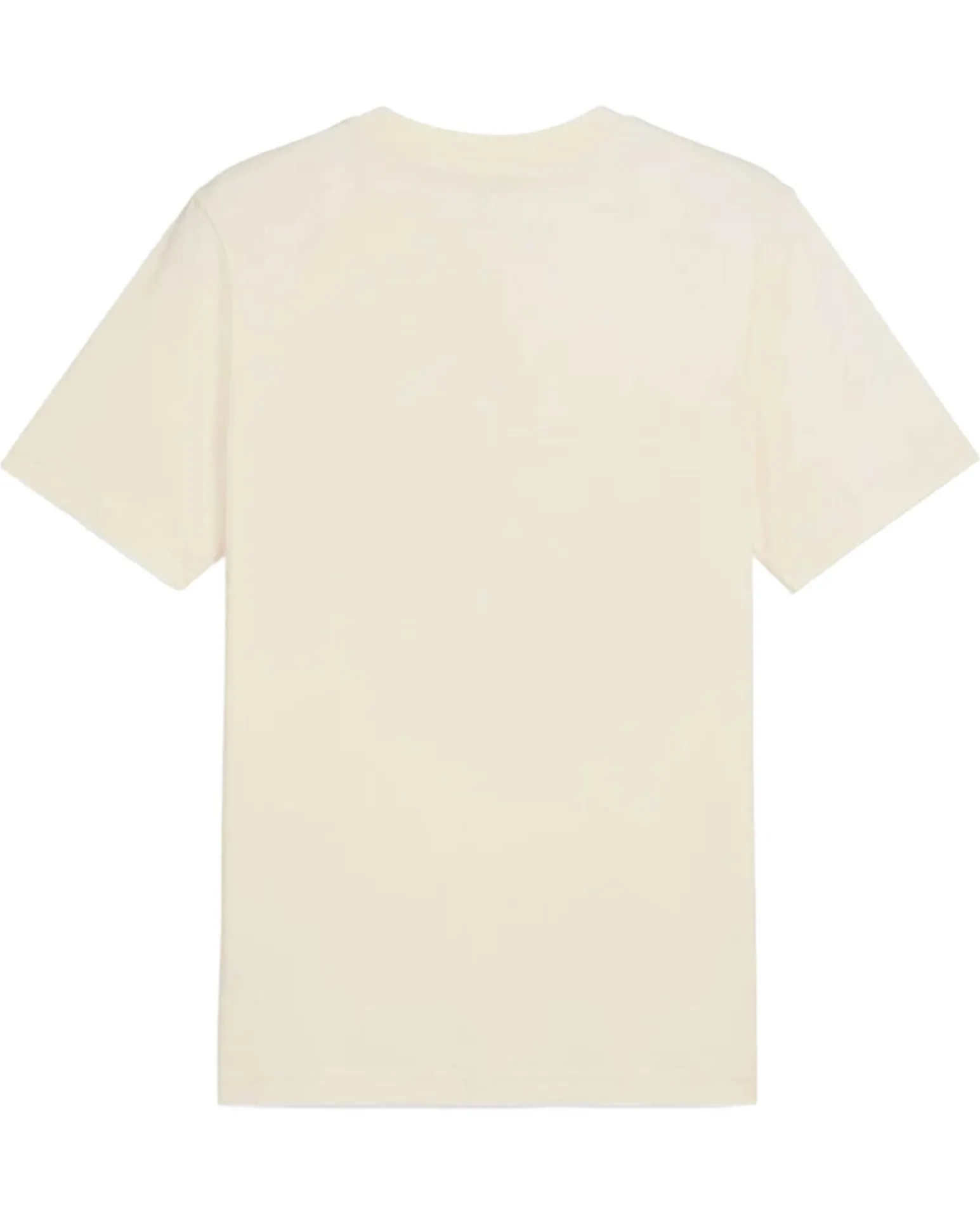 PUMA - T-SHIRT MEZZA MANICA BEIGE ESSENTIAL + TEXTURED FOIL BIG LOGO DA DONNA, 692160-87