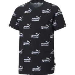 PUMA - T-SHIRT MM AMPLIFIED AOP TEE BLACK