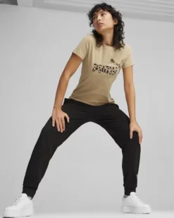 PUMA - T-SHIRT MM ESS+ ANIMAL GRAPHIC TAN DA DONNA - 679784-83
