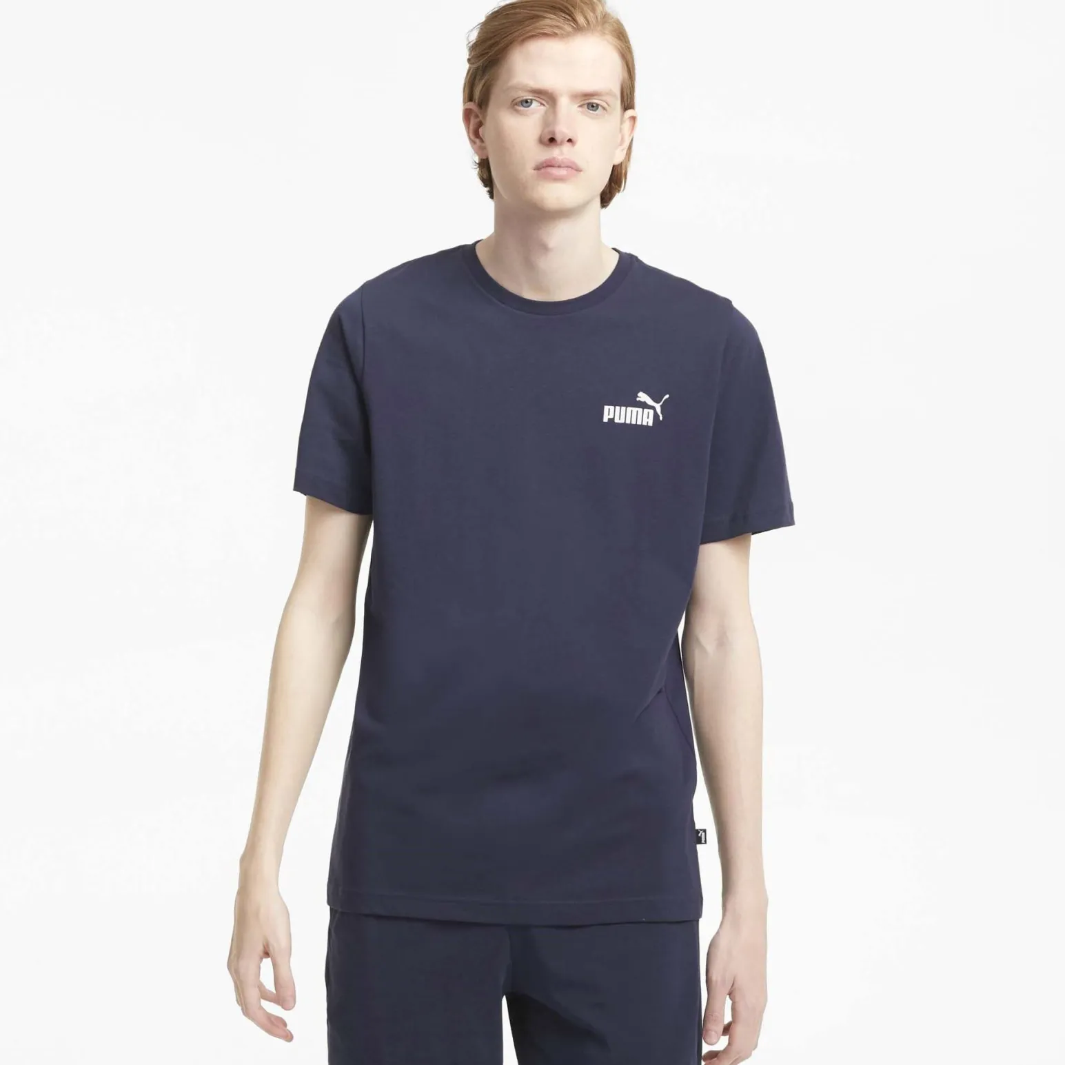 PUMA - T-SHIRT MM ESS SMALL LOGO TEE PEACOAT