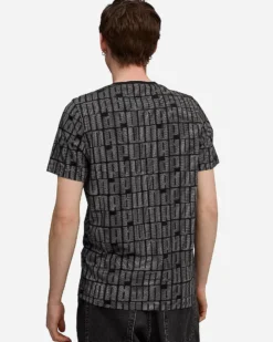 PUMA - T-SHIRT NERA E BIANCA ESSENTIALS CON LOGO LAB  DA UOMO, 688185-01