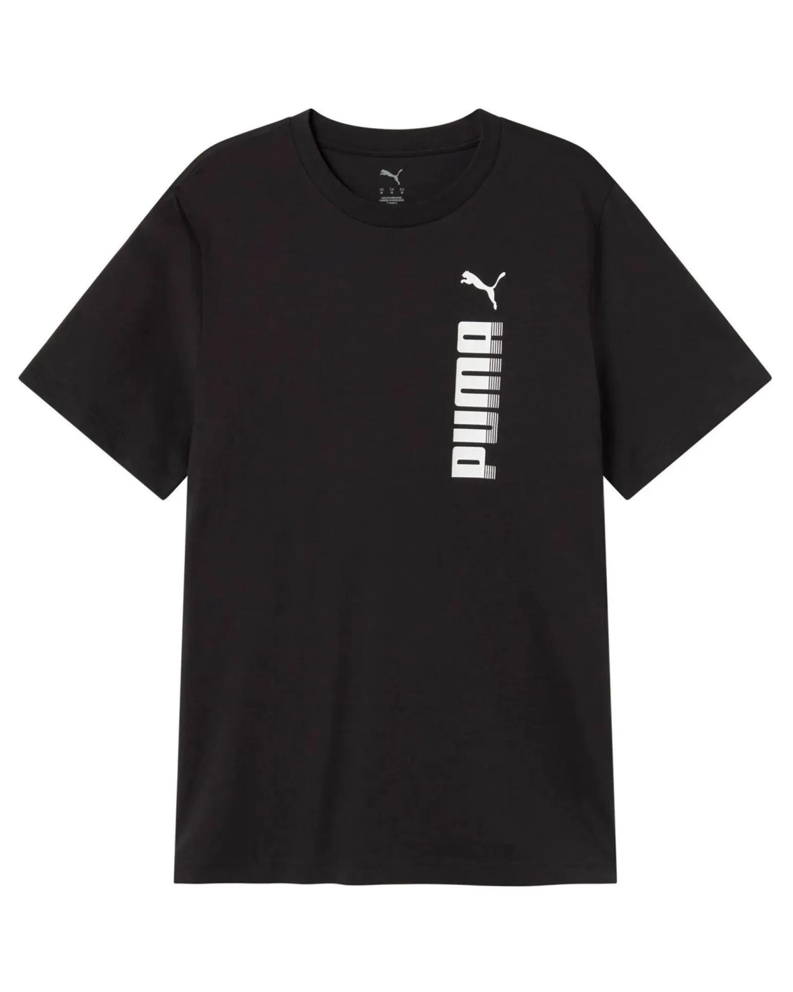 PUMA - T-SHIRT NERA ESSENTIAL BIG GRAPHIC TEE DA UOMO, 694939-01
